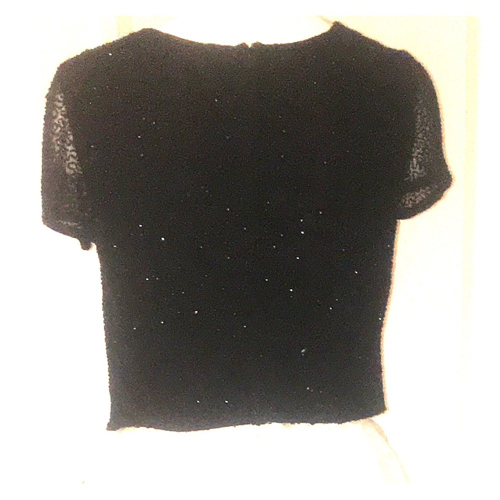 Sequin crop top